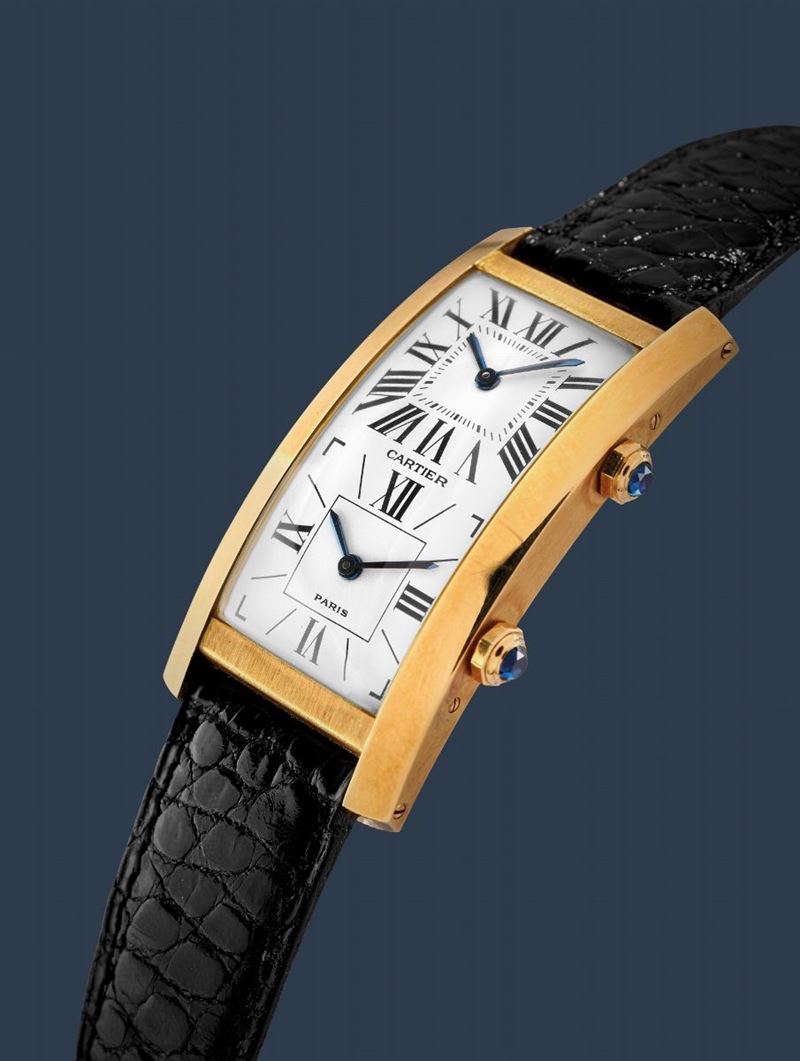 Cartier Cartier Tank Cintr e Double Time Zone 90s Watches