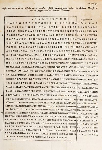 De Palaestra Neapolitana Commentarius in Inscriptionem Athleticam