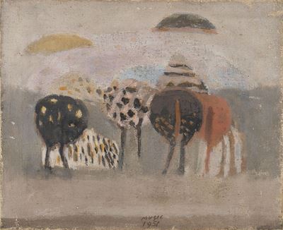 Motivo dalmata, olio su tela, 1951
