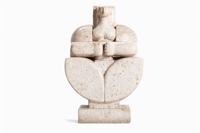 Così come è, scultura in travertino