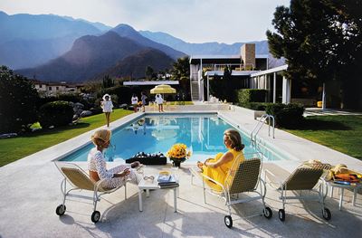 Poolside Glamour, 1970 C-print, Stampa S