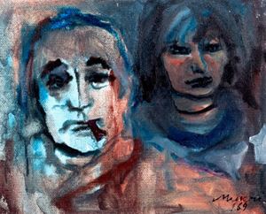 Maccari Mino - Two faces