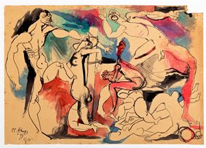 Guttuso Renato - Studio per Crocifissione