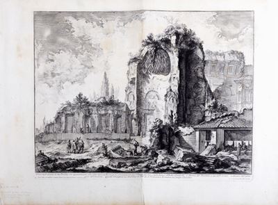 Veduta degli Avanzi di Castro Pretorio nella Villa Adriana a Tivoli