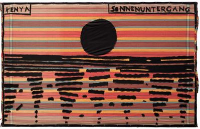 Kenya Sonnenuntergang, tessuti, 1989