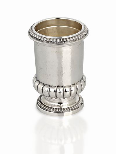 Bicchiere in argento, Italia, 1950-1967, punzoni Da Breme, Milano