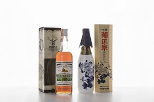 Lot of Gordon & Macphail Glenlivet 15 Y.O. and Sake