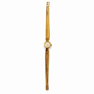 A 18K yellow gold lady&#39;s wristwaych, Cyma