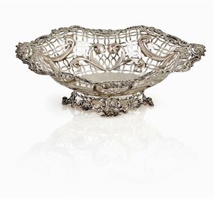 CESTO TRAFORATO IN ARGENTO, LONDRA, 1891