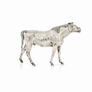 Cavallo laminato d&#39;argento, Europa XX secolo
