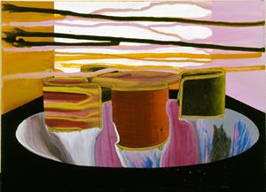 Frizzing box, 2008-2009
acrilico e smalt