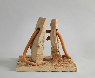 Senza titolo, 1990, terracotta, cm 34x38x40