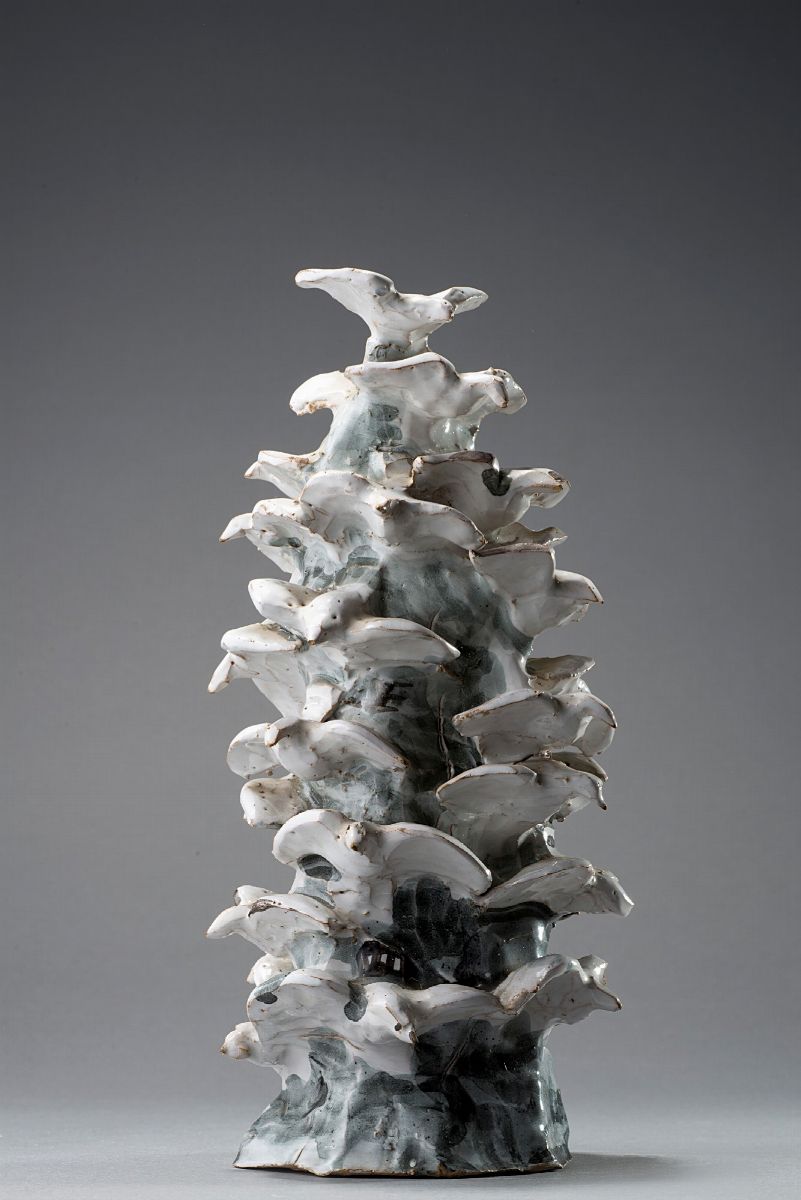 Arturo Martini - Lo sciame di gabbiani, ceramica policroma, 1929-1930