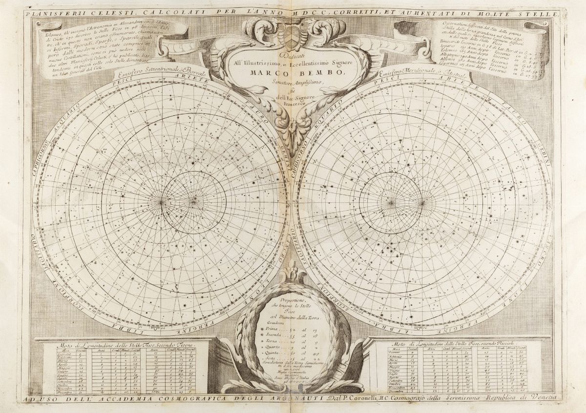 Vincenzo Maria Coronelli - [atlante Veneto: Corso Geografico Universale, o Sia la Terra Divisa ne...