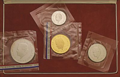 Monaco (Principato di), Serie commemorativa Ranieri III per il 25° anniversario di regno - 1974