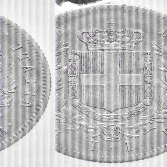 Savoia, Vittorio Emanuele II, Re Eletto (1859-1861), lira 1859 Bologna