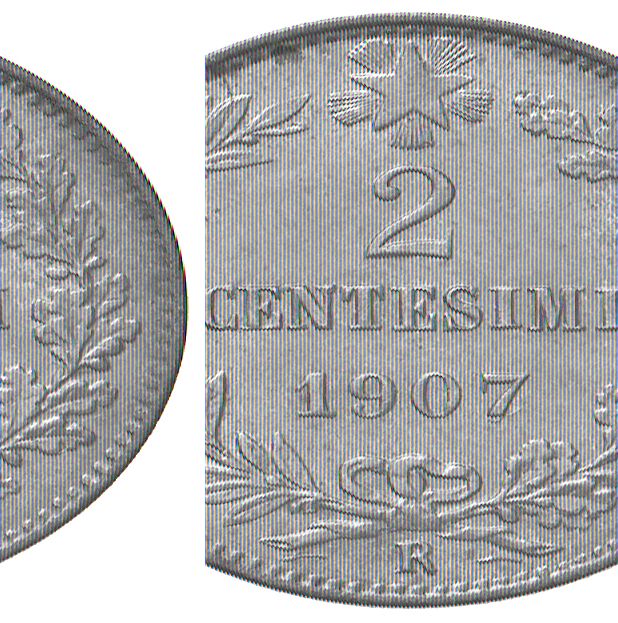 Regno d'Italia, Vittorio Emanuele III, 2 centesimi 1907