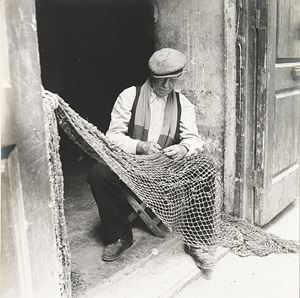 Vecchio pescatore, anni 1960
Stampa vint