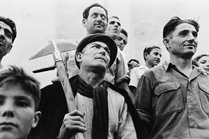 Contadini, anni 1950
Stampa successiva a