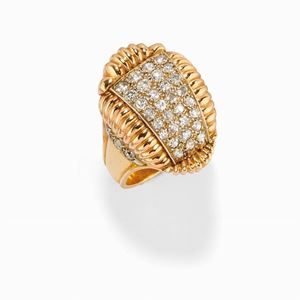 Anello con diamanti, 1940 circa