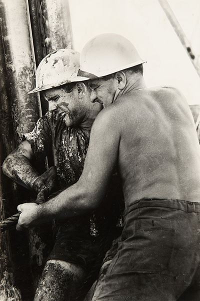 Operai, Golfo Persico, Anni 1960 Stampa