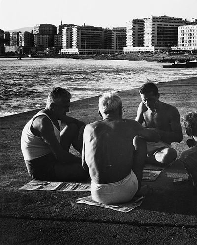 Partita a Carte, Anni 1950 Stampa Vintag