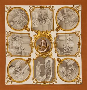 Hermès - Foulard Moli&#232;re Com&#233;die Fran&#231;aise