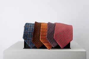 Lot of five ties