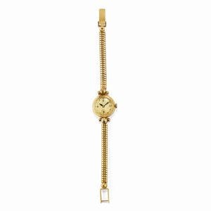 A 18K yellow gold lady's wristwatch, circa 1950, Tavannes