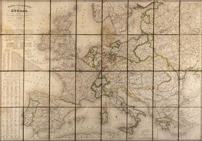 Carta Itinerante Dell'europa