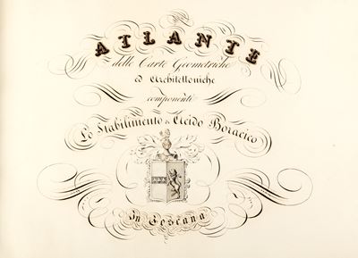 Atlante delle Carte Geometriche ed Architettoniche Componenti lo Stabilimento di Acido Boracico i...