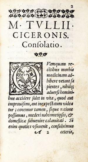 Consolatio liber quo se ipsum de filiae morte consolatus est Nunc primum repertus &amp; in lucem editus