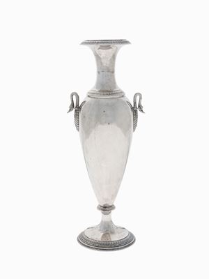 VASO IN ARGENTO, MILANO, CIRCA 1950-1968