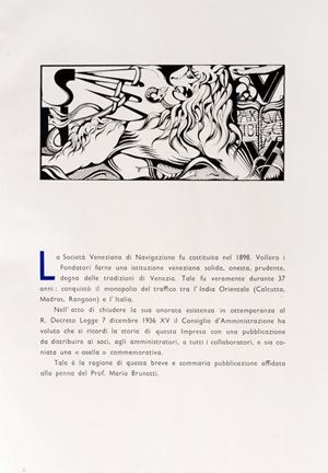 Francesco Scarpabolla - La societ&#224; veneziana di navigazione a vapore - 1898 - 1936. Cenni storici e statistici