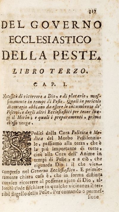 Del Governo della Peste e delle Maniere di Guardarsene