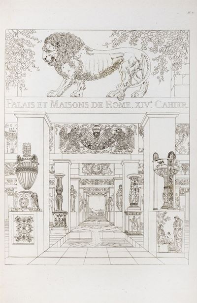 Palais, Maisons Et Autres édifices Modernes Dessinés a Rome