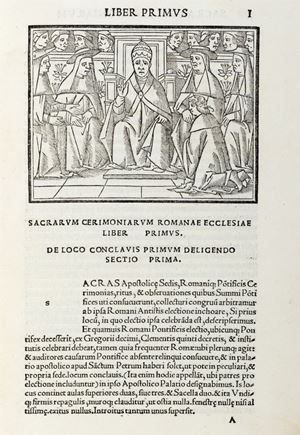   Rituum ecclesiasticorum siue sacrarum cerimoniarum S.S. Romanae Ecclesiae. Libri tres non ante impressi 