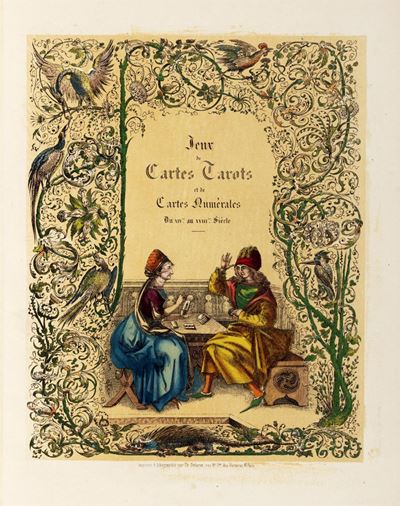 Jeux De Cartes Tarots Et De Cartes Numerales Du Quatorzieme Au DIX-huitieme Siecle Representes En...