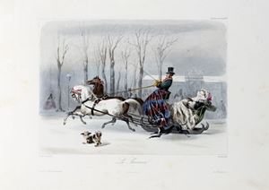 Six Tableaux de Compte Calix, scene colori&#232;es de la Bonne Compagnie Parisienne