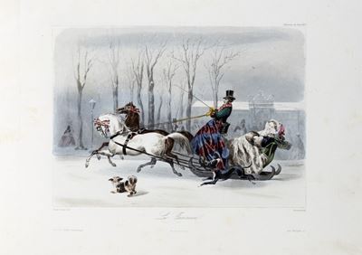 Six Tableaux De Compte Calix, Scene Colorièes De la Bonne Compagnie Parisienne