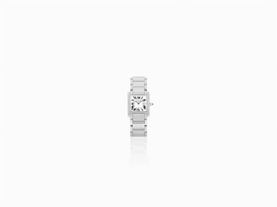 Cartier Tank Francaise Orologio in Accia