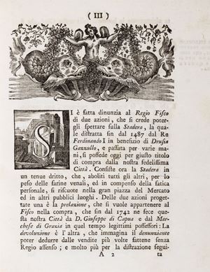 Defense of the faithful city of Naples excluding the pre-emption or devolution planned to the Regio Fisco on the Stadera