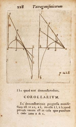 Quadratura circuli et hyperbolae segmentorum [...] demonstrata atque ad calculum reducta adiumento librae Archimedae &amp; a materia divulsae