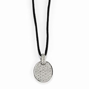 A 18K white gold and diamond pendant, Pomellato