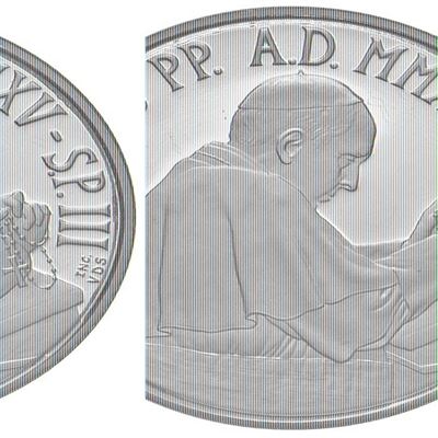 Papa Francesco, Medaglia commemorativa del 2015 - Santuario della Beata Maria Vergine del S. Rosa...