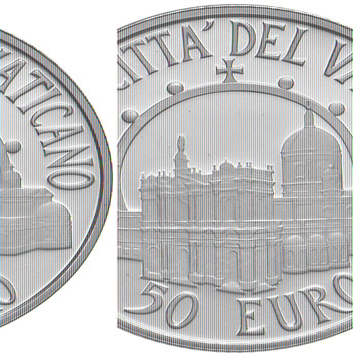 Papa Francesco, Moneta commemorativa da 50 euro del 2015