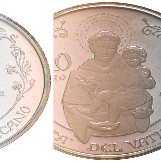 Moneta 20 Euro, Papa Francesco, 2017, Oro 917