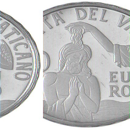 Moneta da 10 Euro, Battesimo di Papa Francesco, 2018, oro 917, proof