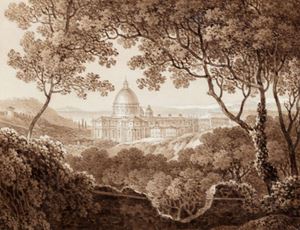 Roma, veduta della basilica di San Pietro