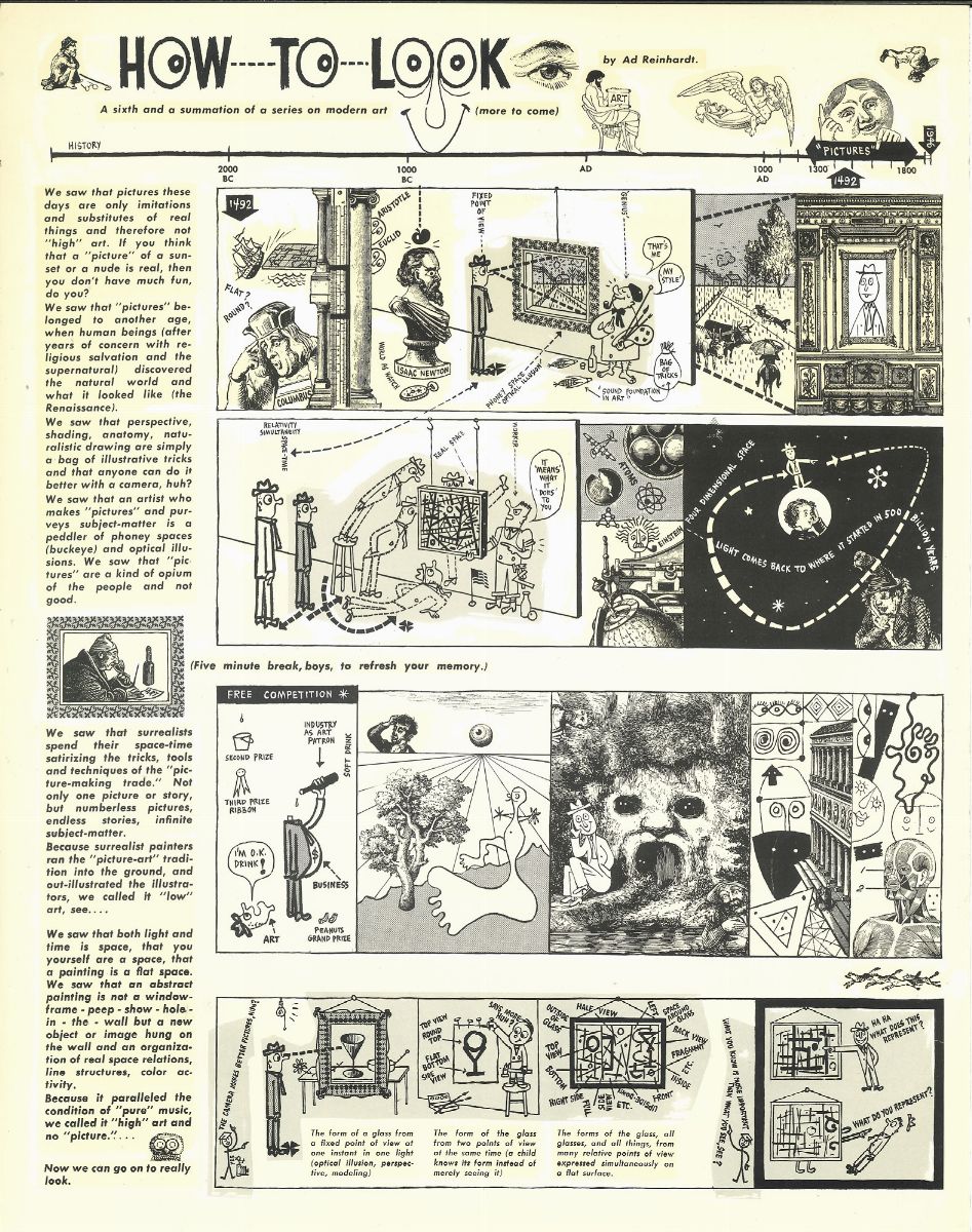 洋書 HOW TO LOOK Ad Reinhardt Art Comics Ad Reinhardt: How to Look | Books | David Zwirner
